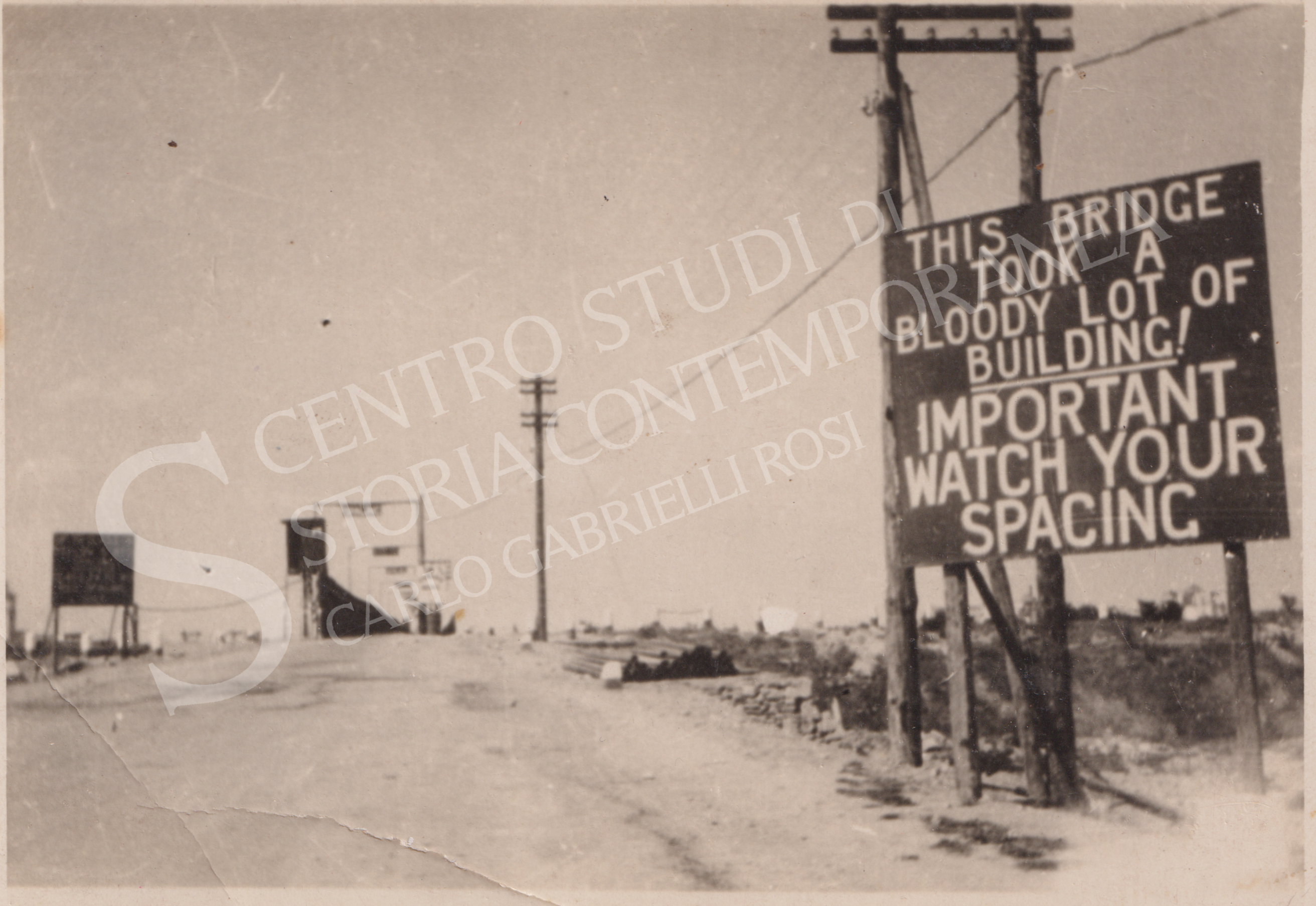 Ponte Bailey sul Po (1944-1945) – Fondo Andrea&nbsp;Giannasi