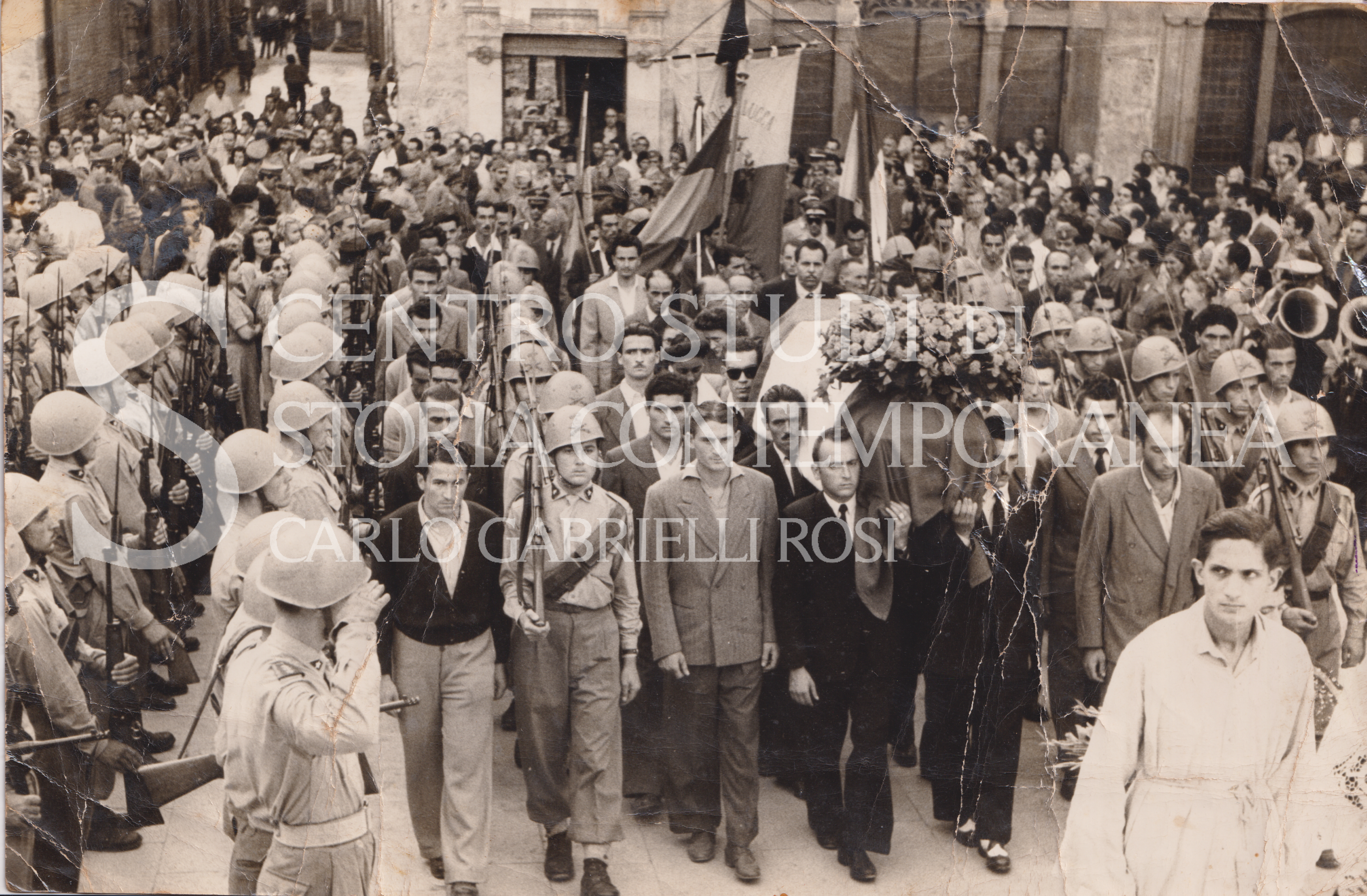 Funerali di Pippo (28 agosto 1948) – Fondo Associazione Volontari della&nbsp;Libertà
