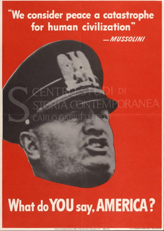 Manifesti di propaganda statunitensi (1940-1945) – Fondo Associazione Toscana Volontari della&nbsp;Libertà