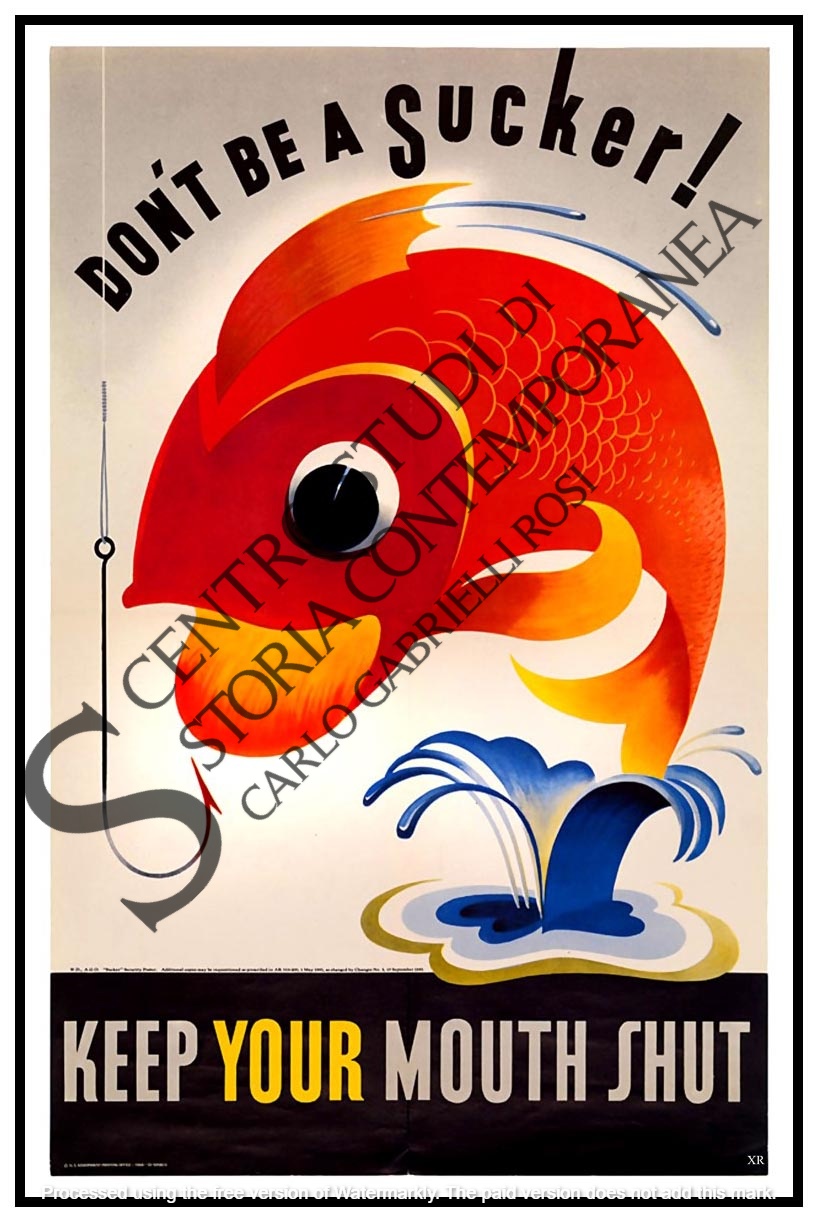 Manifesti di propaganda della Seconda guerra mondiale (1939 – 1945) – Fondo Associazione Toscana Volontari della&nbsp;Libertà.