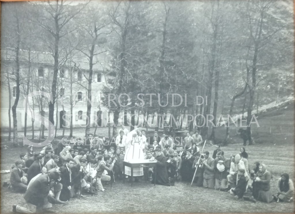 Azione Cattolica all’Albergo Alto Matanna con Monsignor Giuseppe&nbsp;Bigotti