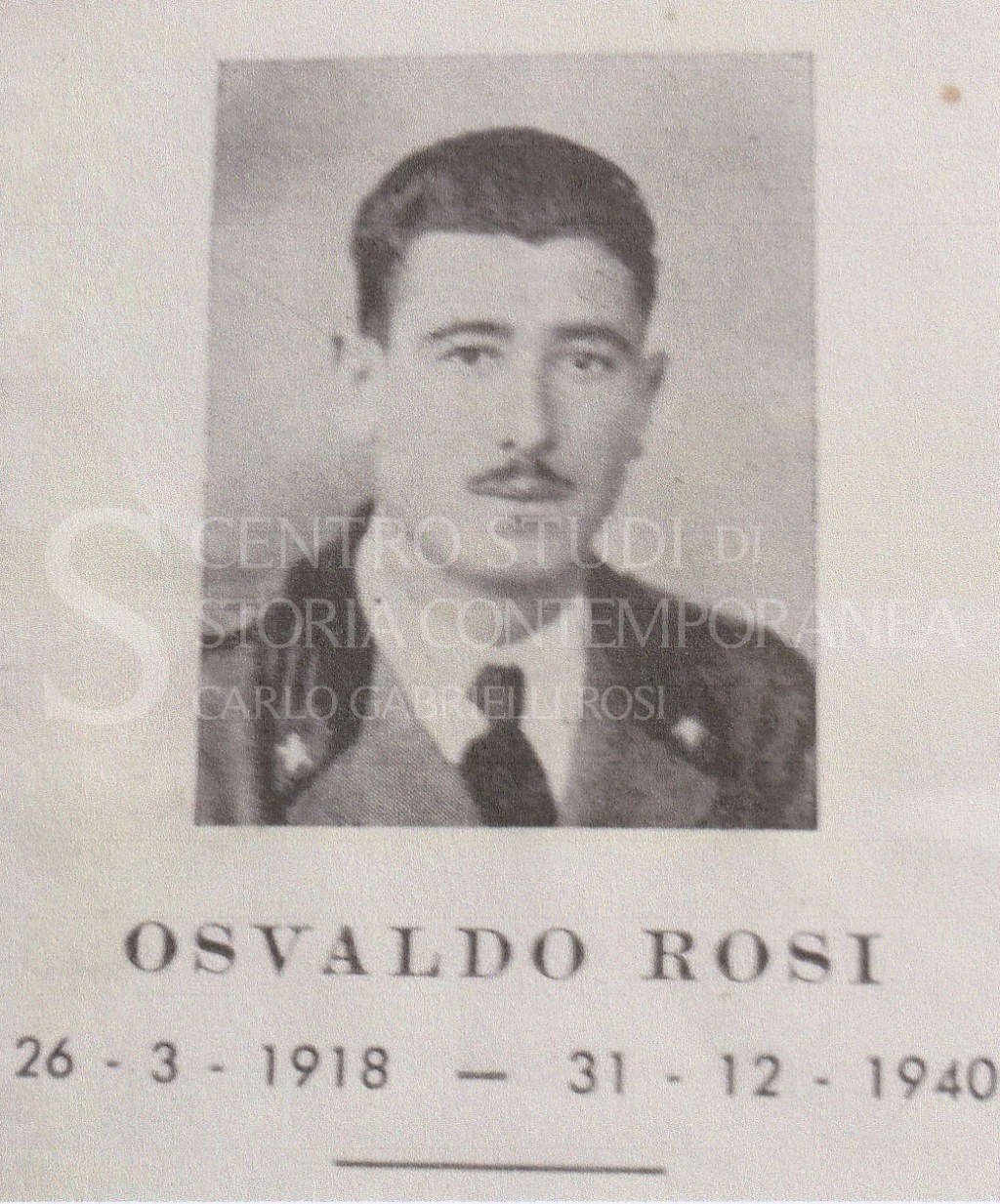 Il soldato Osvaldo Rosi e il fronte&nbsp;greco-albanese