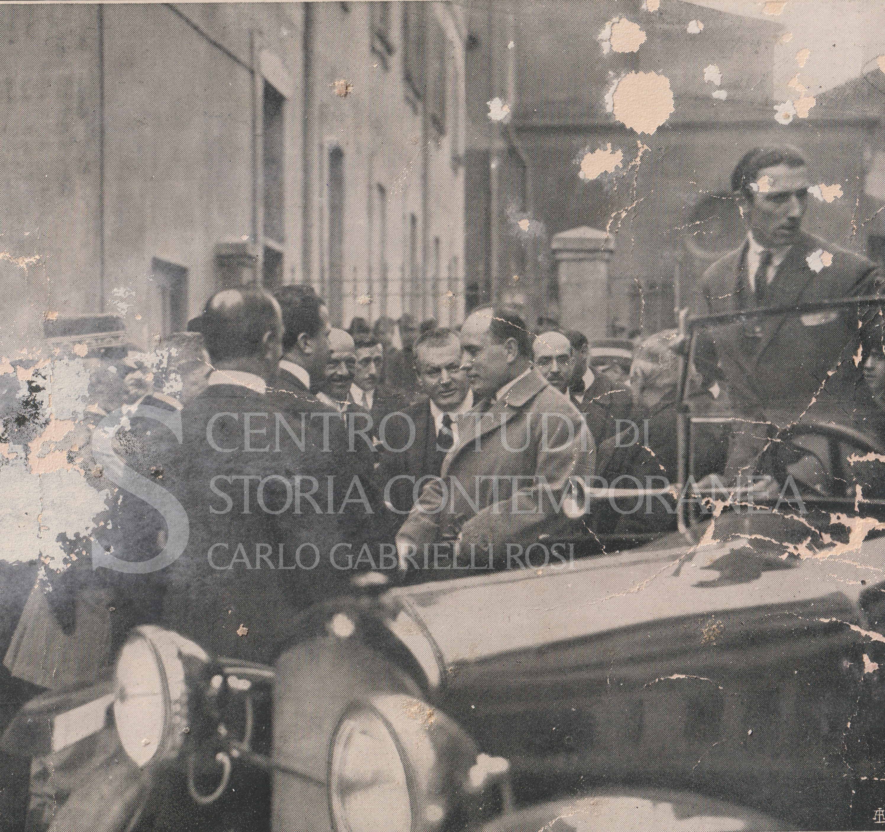 La visita di Mussolini a Milano